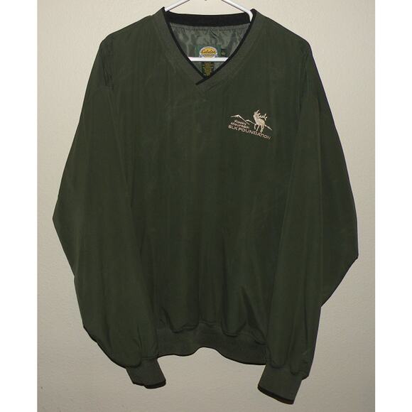 Cabela’s Rocky Mountain Elk Foundation RMEF Men’s Large Windbreaker Jacket - Picture 1 of 3